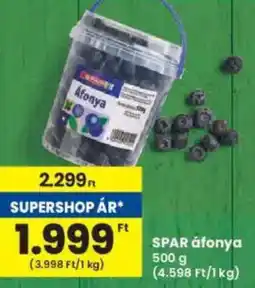 Interspar SPAR áfonya ajánlat