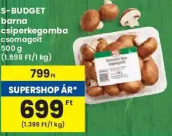 Interspar S-BUDGET barna csiperkegomba ajánlat