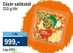 Metro Cézár salátatál ajánlat