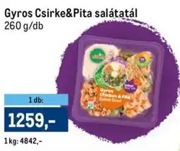 Metro Gyros Csirke&Pita salátatál ajánlat