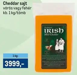 Metro Cheddar sajt ajánlat