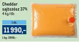 Metro Cheddar sajtszósz 37% ajánlat
