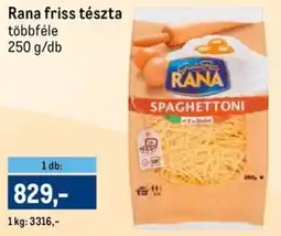 Metro Rana friss tészta ajánlat