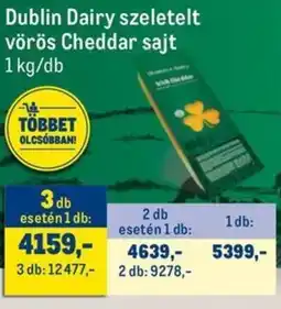 Metro Dublin Dairy szeletelt vörös Cheddar sajt ajánlat