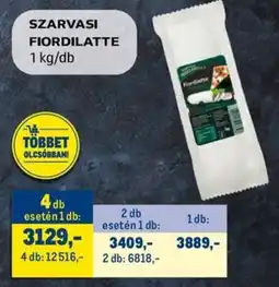 Metro Szarvasi fiordilatte ajánlat