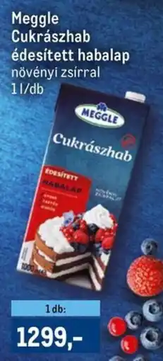 Metro Meggle Cukrászhab édesített habalap ajánlat