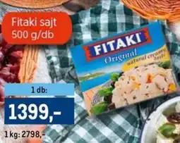 Metro Fitaki sajt ajánlat