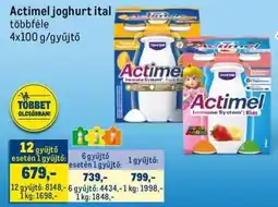 Metro Actimel joghurt ital ajánlat