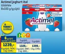 Metro Actimel joghurt ital ajánlat