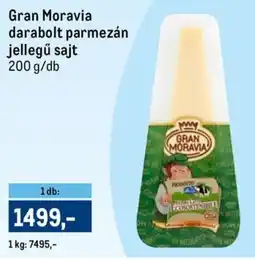Metro Gran Moravia darabolt parmezán jellegű sajt ajánlat