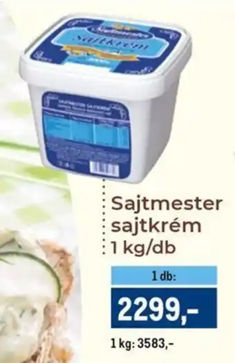 Metro Sajtmester sajtkrém ajánlat