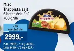 Metro Mizo Trappista sajt ajánlat