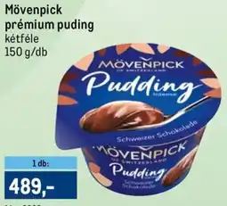 Metro Mövenpick prémium puding ajánlat