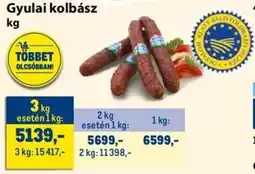 Metro Gyulai kolbász ajánlat