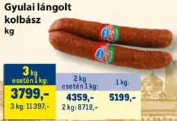 Metro Gyulai lángolt kolbász ajánlat