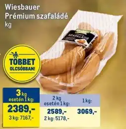 Metro Wiesbauer Prémium szafaládé ajánlat