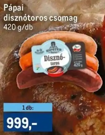 Metro Pápai disznótoros csomag ajánlat