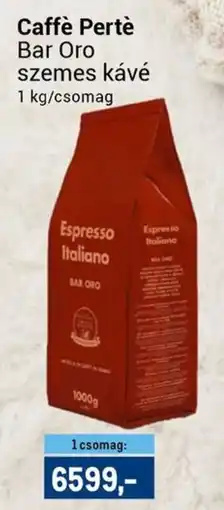 Metro Caffè Pertè Bar Oro szemes kávé ajánlat