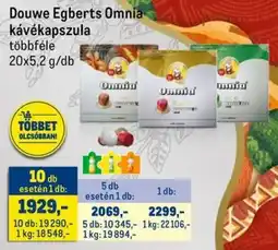 Metro Douwe Egberts Omnia kávékapszula ajánlat