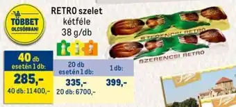 Metro Retro szelet kétféle ajánlat