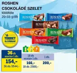 Metro Roshen csokoládé szelet ajánlat
