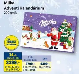 Metro Milka Adventi Kalendárium ajánlat