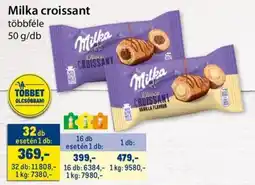 Metro Milka croissant ajánlat