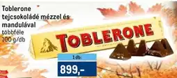 Metro Toblerone tejcsokoládé mézzel és mandulával ajánlat