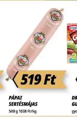 Príma PÁPAI SERTÉSMÁJAS ajánlat