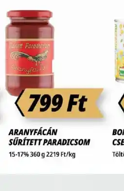 Príma ARANYFÁCÁN SŰRÍTETT PARADICSOM ajánlat