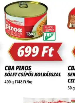 Príma CBA PIROS SLET CSÍPŐS KOLBÁSSZAL ajánlat