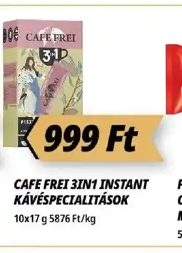 Príma CAFE FREI 3IN1 INSTANT KÁVÉSPECIALITÁSOK ajánlat