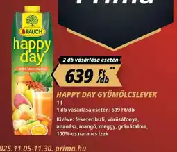 Príma HAPPY DAY GYÜMÖLCSLEVEK ajánlat