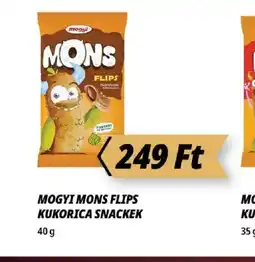 Príma MOGYI MONS FLIPS KUKORICA SNACKEK ajánlat