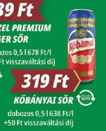 Príma KŐBÁNYAI SÖR ajánlat