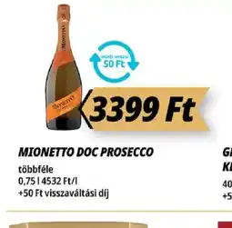 Príma MIONETTO DOC PROSECCO ajánlat