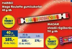 Metro HARIBO Mega Roulette gumicukorka ajánlat