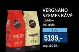 Metro Vergnano szemes kávé ajánlat