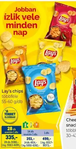 Metro Lay's chips ajánlat