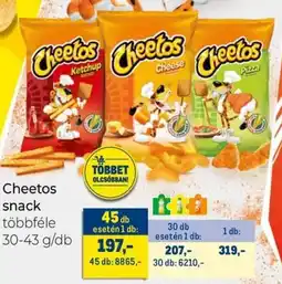 Metro Cheetos snack ajánlat