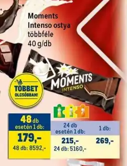 Metro Moments Intenso ostya ajánlat
