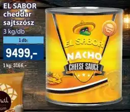 Metro EL SABOR cheddar sajtszósz ajánlat