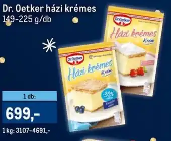 Metro Dr. Oetker házi krémes ajánlat