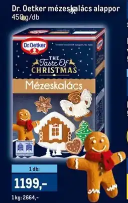 Metro Dr. Oetker mézeskalács alappor ajánlat