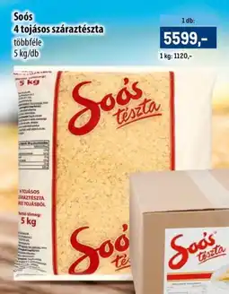 Metro Soós 4 tojásos száraztészta ajánlat