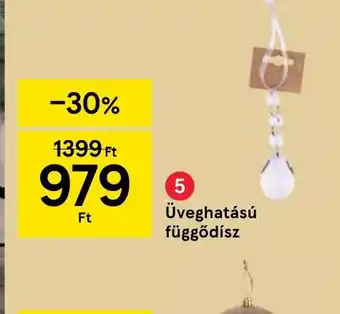 Tesco Üveghatású függődisz ajánlat