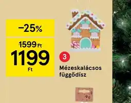 Tesco Mézeskalácsos függődísz ajánlat