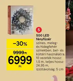 Tesco 500 LED fényfüzér ajánlat