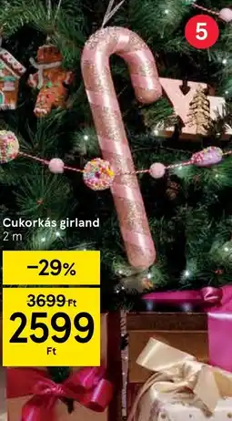 Tesco Cukorkás girland ajánlat