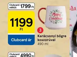 Tesco Karácsonyi bögre ajánlat